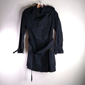 Banana Republic - Navy Unlined Rain Coat - Size Petite XS